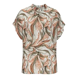 LASCANA Bluza  kostanj rjava / oliva / temno zelena / off-bela