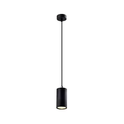 Tubo Viseća Lampa Crna 1x25W GU10 10cm