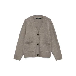 VERO MODA Pletena jopa VMBOOM greige