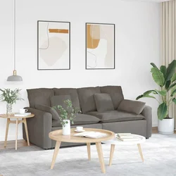 Modularna sofa s jastucima svijetlosiva