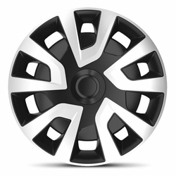 AutoStyle naplatci za kotače Revo-VAN 15, srebrno/crni
