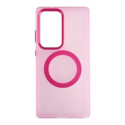 Maska silikonska Magsafe FLURO COLOR za Samsung S25 ULTRA/ roza