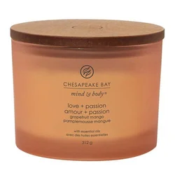 Svíčka Chesapeake Bay Candle 3 knoty, Love & Passion, Láska a vášeň, grapefruit a mango, 312 g