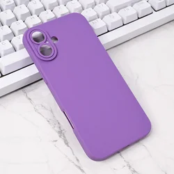 Torbica Silikon Pro Camera za iPhone 16 Plus 6.7 ljubicasta