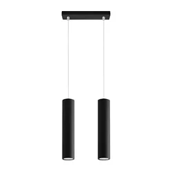 Luster na sajli KARADON 2xGU10/30W/230V crni