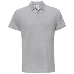 MAJICA KRATKI RUKAVI POLO B&C ID.001 180G SVIJETLO SIVA S