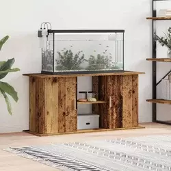Stalak za akvarij staro drvo 121x41x58 cm od konstruiranog drva
