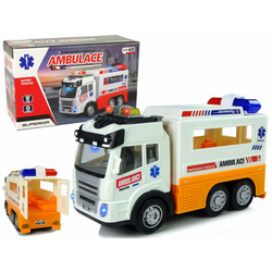 Ambulance Battery Car Lights SoundsGO – Kart na akumulator – (B-Stock) crveni