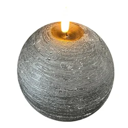 STERNTALER LED sveča, črna, višina 13 cm, krogla, baterija - Razno