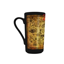Šolja Pyramid - The Legend of Zelda - Black And Gold - Latte Mug