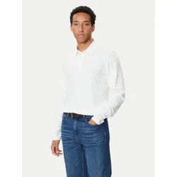 Calvin Klein Polo majica Supima LV04LH240G Bela