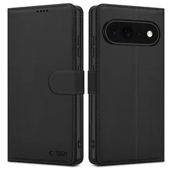 Tech-protect Wallet preklopni etui za Google Pixel 11 Pro XL, črn