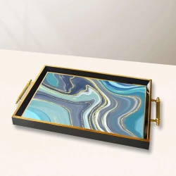 Aberto Design Poslužavnik TPA10009 50 x 29 x 3.5 cm, Šareni