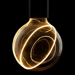 SEGULA LED Illusion G125 E27 5W Diagonalno prozorno/dimno - dim, prozoren