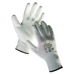 Zaščitne rokavice št.9 PU FF BUNTING LIGHT Červa