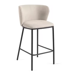 Bež barski stol (višina sedeža 65 cm) Ciselia – Kave Home