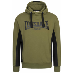Moški pulover s kapuco Lonsdale Olive