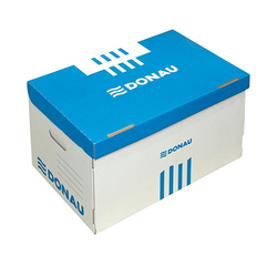 Donau arhivska škatla za 6 registratorjev, modra