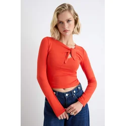 Trendyol ženska bluza Twoaw27Bz00170, crvena
