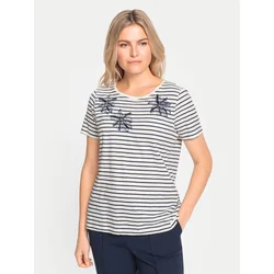 Olsen Majica 11105068 Écru Regular Fit