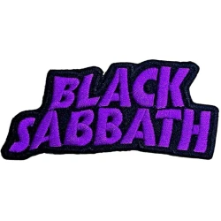 Black Sabbath Cut Out Wavy Logo Iron-On Patch