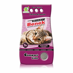 CERTECH pesek za mačke SUPER BENEK COMPACT LINE, sivka, 5L