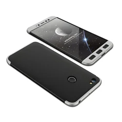 Zaštitna futrola GKK 360 - Prednji i stražnji poklopac cijelog mobitela za Xiaomi Redmi Note 5A Prime - Srebrna KP12936