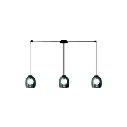Zambelis 22146 - Luster na sajli 3xG9/5W/230V pauk crna