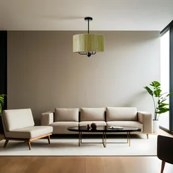Opviq Luster Bambu 03, 45 cm, E27, 40W, IP20, Zeleni