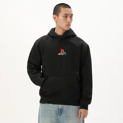 Cropp - Crna dukserica s kapuljačom Playstation - CRNO