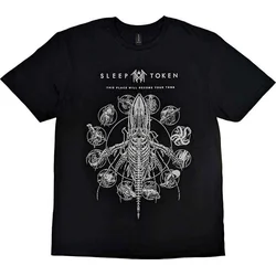 Sleep Token Majica Tomb Whale Unisex Black XL