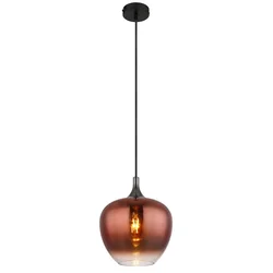 Globo 15548HG - Luster na sajli MAXY 1xE27/60W/230V u boji bakra