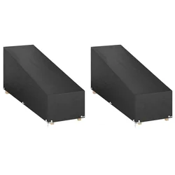 Navlake za ležaljku 2 kom s 12 ušica 200x65x35/60 cm polietilen