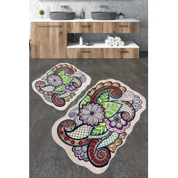 Lessentiel Maison Set 2 prostirke za kupatilo Šareni