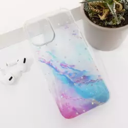 Maska Fluid Color za iPhone 16 ljubicasto plava