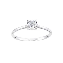 DIAMANT LETERNEL Prstan srebrna