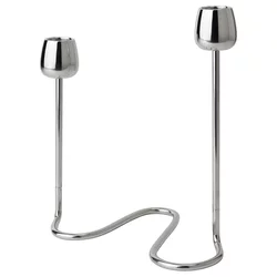 SILVERPÄRON Svećnjak za 2 sveće, srebrna, 20 cm