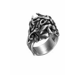 REYTEL Prstan Wounded Medusa srebrna