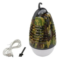 Prenosiva punjiva LED lampa sa hvatačem insekata LED/2W/3,7V IPX4 maskirna