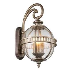 Kichler KL-HALLERON-2M-BU - Spoljašnje zidno svetlo HALLERON 3xE14/40W/230V IP44