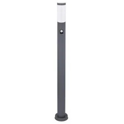 Globo 3159AS - Spoljašnja lampa sa senzorom BOSTON 1xE27/15W/230V IP44 110 cm antracitna