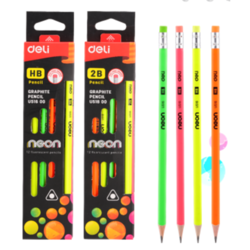 DELI Grafitne olovke Neon EU51600, HB, 12 komada