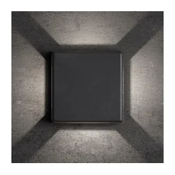 Kanlux 39181 - LED spoljašnje zidno svetlo REFAZI LED/6W/230V IP54 antracit