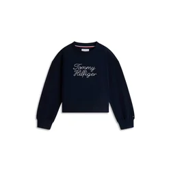 TOMMY HILFIGER Majica  mornarska / bela