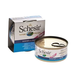 SCHESIR Vlažna hrana za pse u konzervi - Tunjevina & Aloja žele 150g