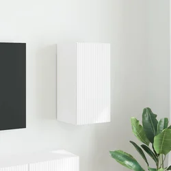 TV zidni ormar Zidne Bijelo 30 x 31 x 60 cm Konstruirano drvo