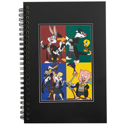 Harry Potter - Looney Tunes Hogwarts Houses Notebook