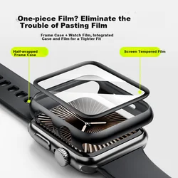 CangHua Zaštita stakla za pametni sat + Zaštitna maska za pametni sat za Apple Watch S11, Providna