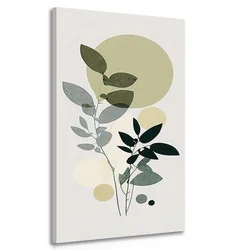 Slika rastline v bohemskem stilu - 30x60