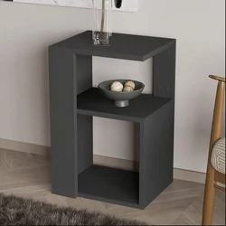 Hanah Home pomoćni sto Silent, 36 cm, antracit